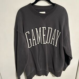 Abercrombie & Fitch GAMEDAY Oversized Crewneck Sweatshirt -